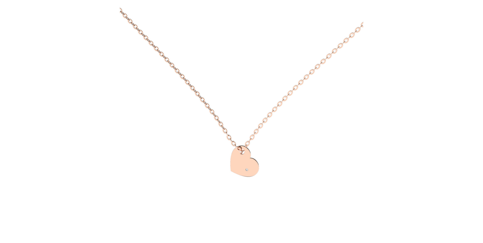 Náhrdelník s diamantom Promise Love