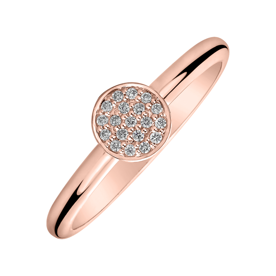 Prsteň s diamantmi Infinite Circle