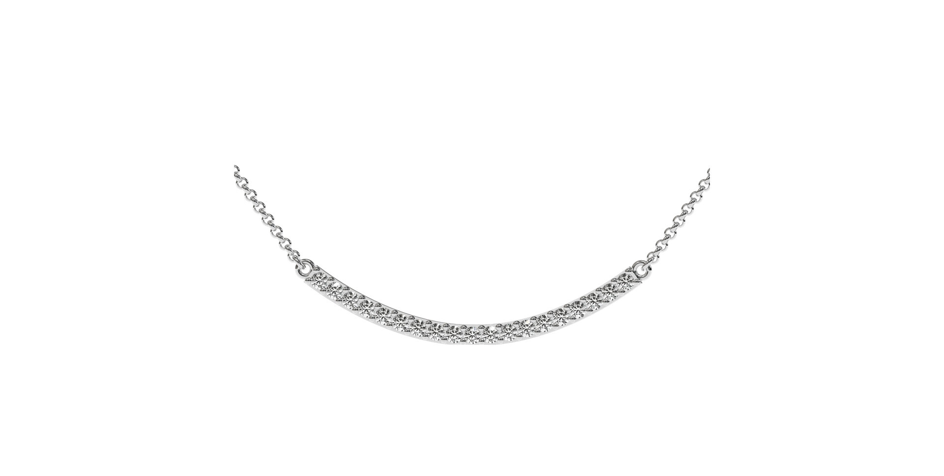 Náhrdelník s diamantmi Essential