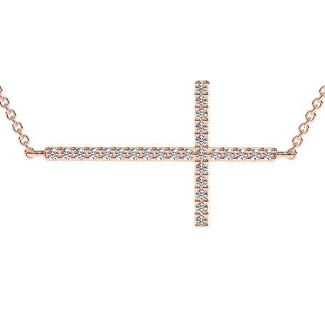 Náhrdelník s diamantmi Cross