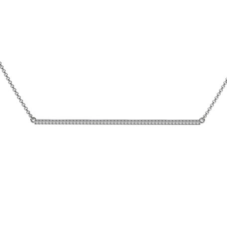 Náhrdelník s diamantmi Line