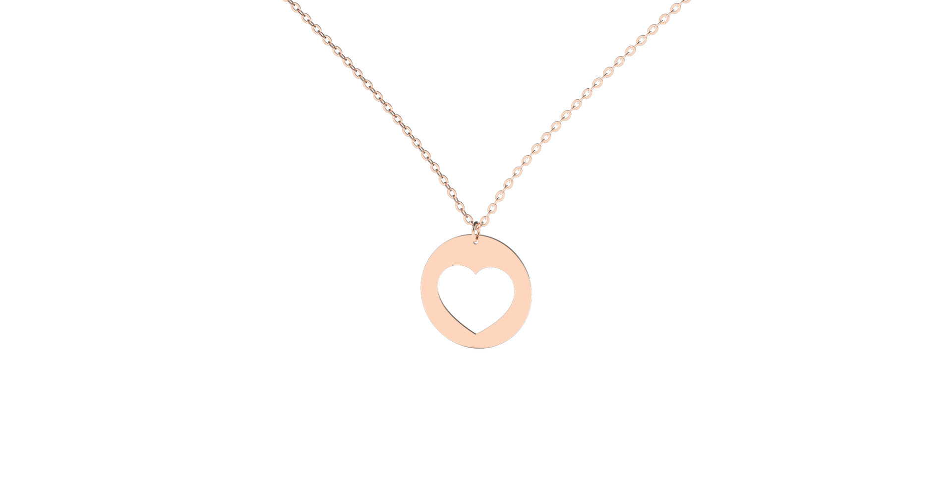 Náhrdelník s diamantom Signature Heart