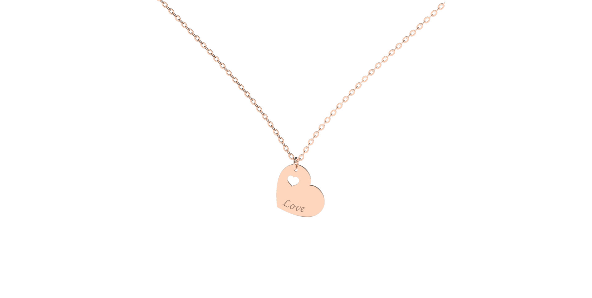 Náhrdelník s diamantom Passion Heart