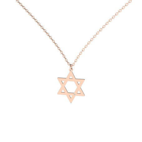 Náhrdelník s diamantom David Star
