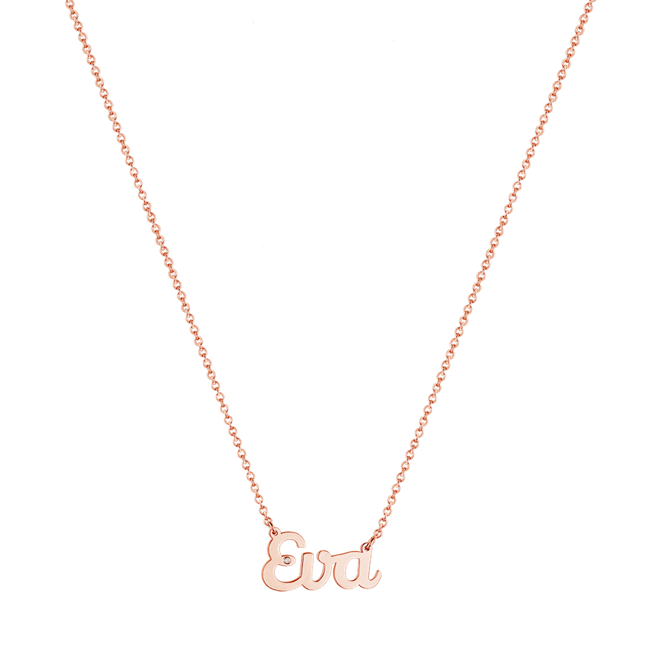 Náhrdelník s diamantom Personalized Gift