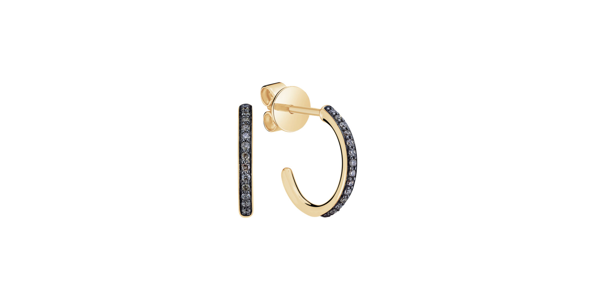 Náušnice s diamantmi Creolyn