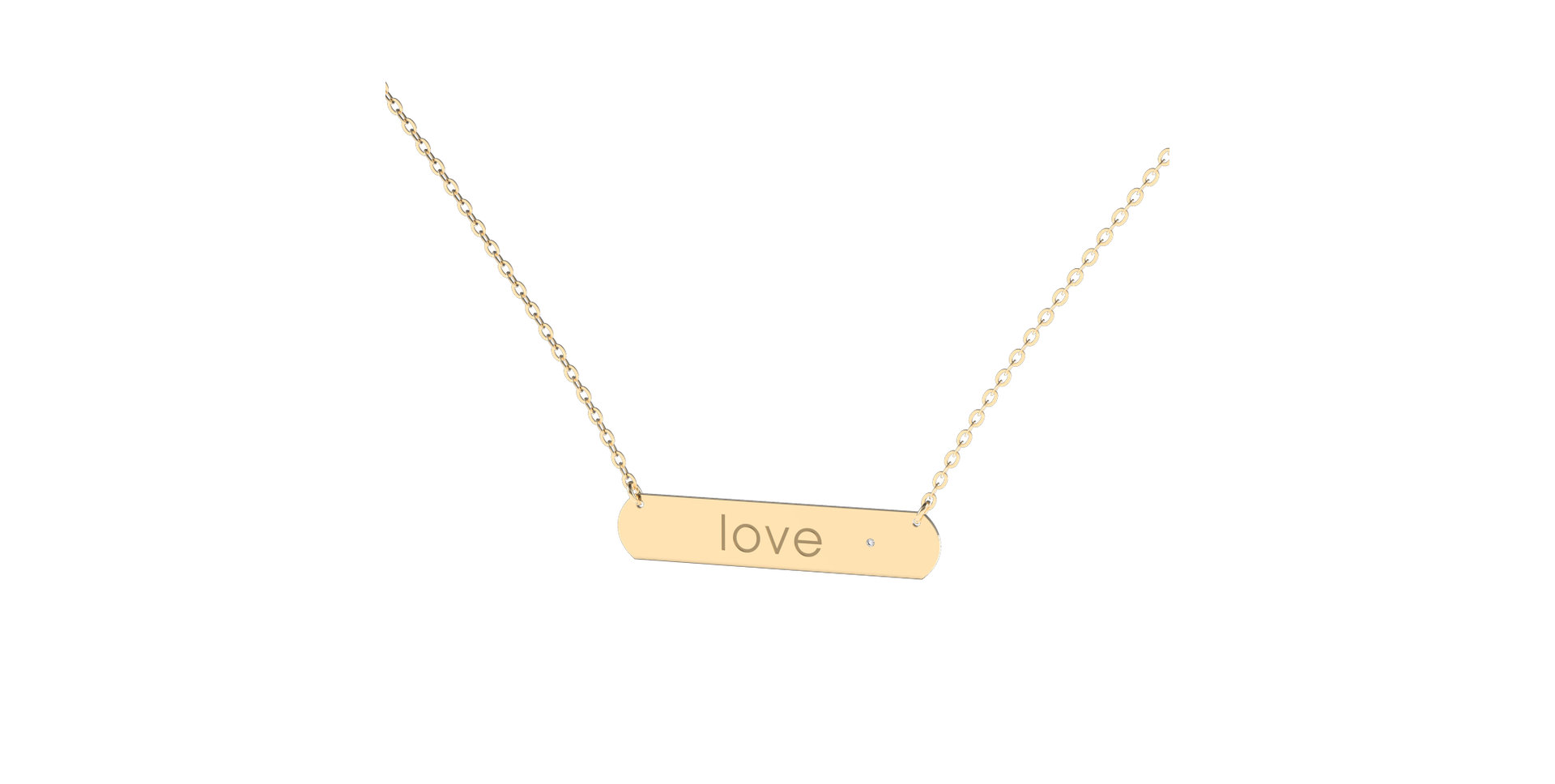 Náhrdelník s diamantom Witching Amour