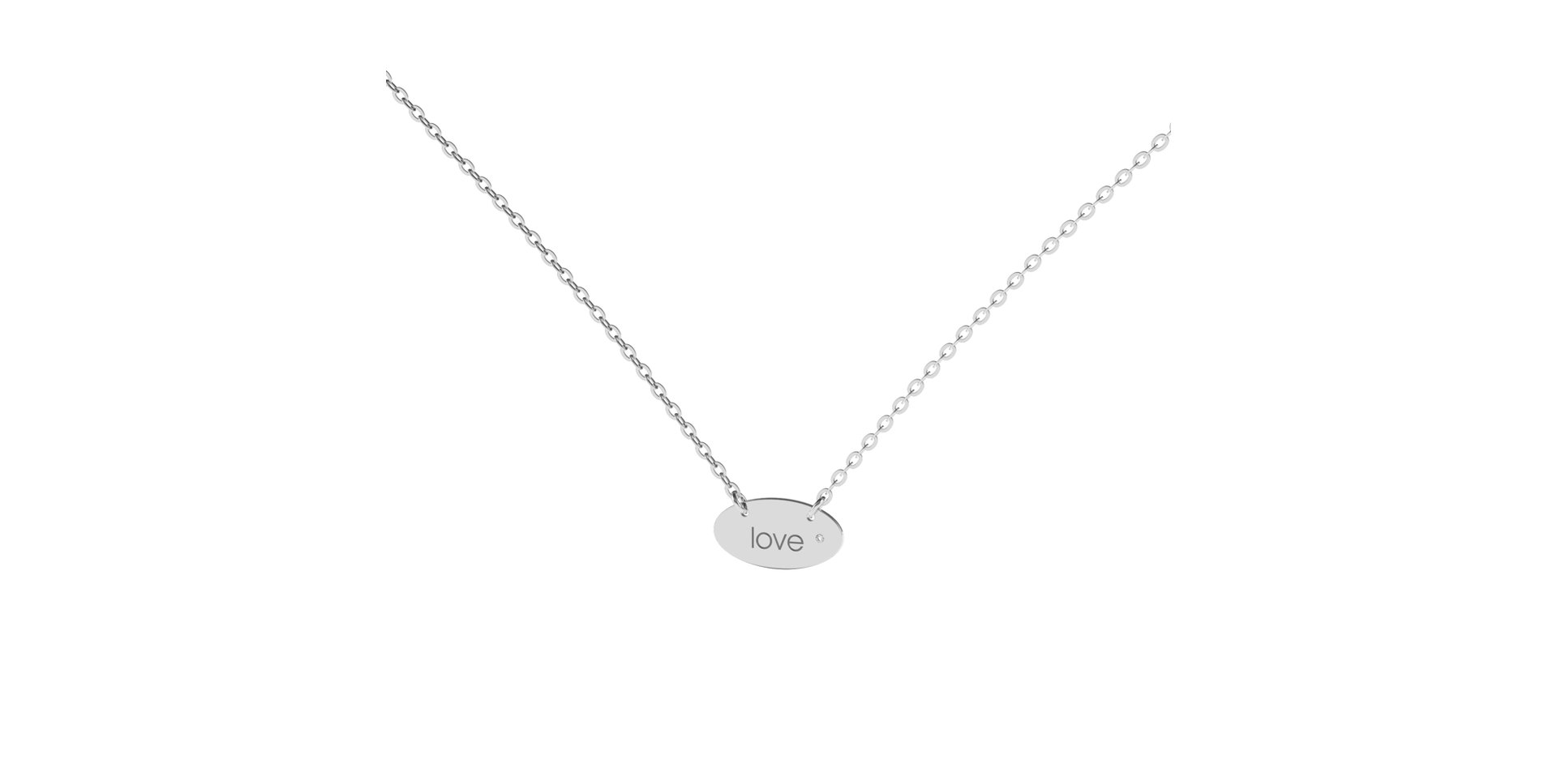 Náhrdelník s diamantom Fantasy Darling