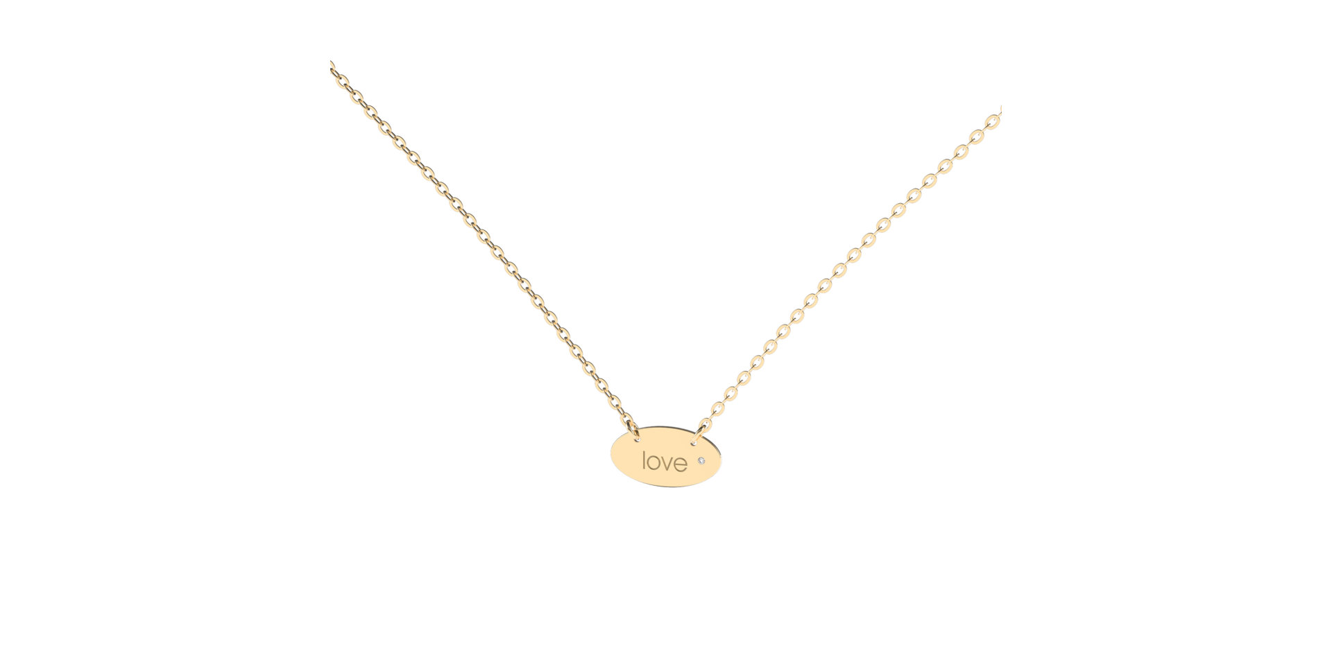 Náhrdelník s diamantom Fantasy Darling