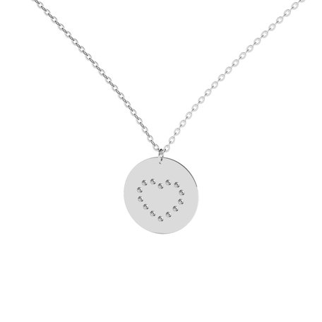 Náhrdelník s diamantmi Diamonds Heart