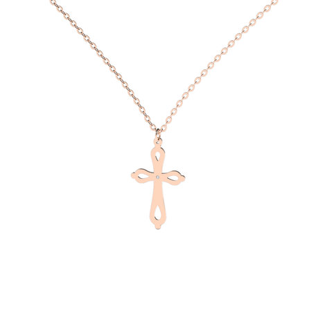Náhrdelník s diamantom Classic Cross