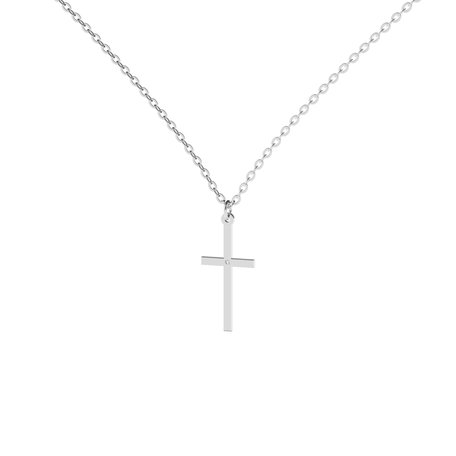 Náhrdelník s diamantom Cross