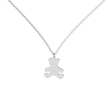 Náhrdelník s diamantom Teddy Bear