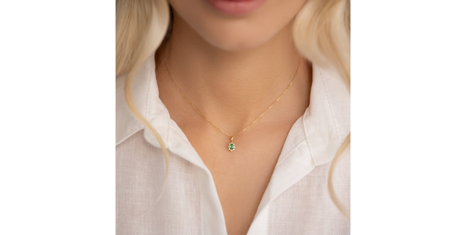 Prívesok s rubínom a diamantmi Princess