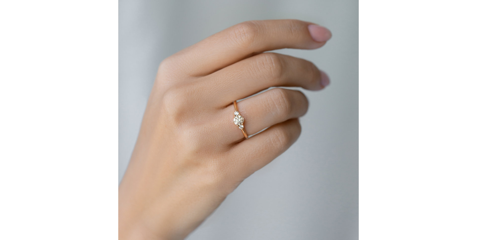 Prsteň s hnedým diamantom Midnight Serenity