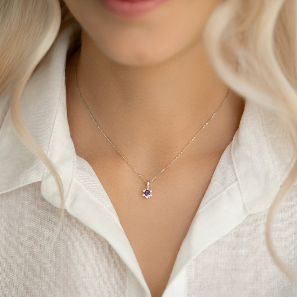 Prívesok s diamantmi a tanzanitom Fancy Fairytale