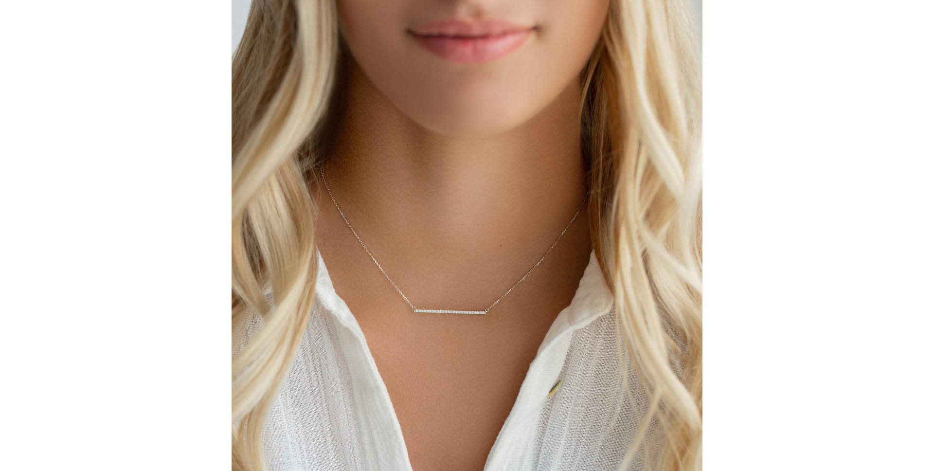 Náhrdelník s diamantmi Mellow Desire