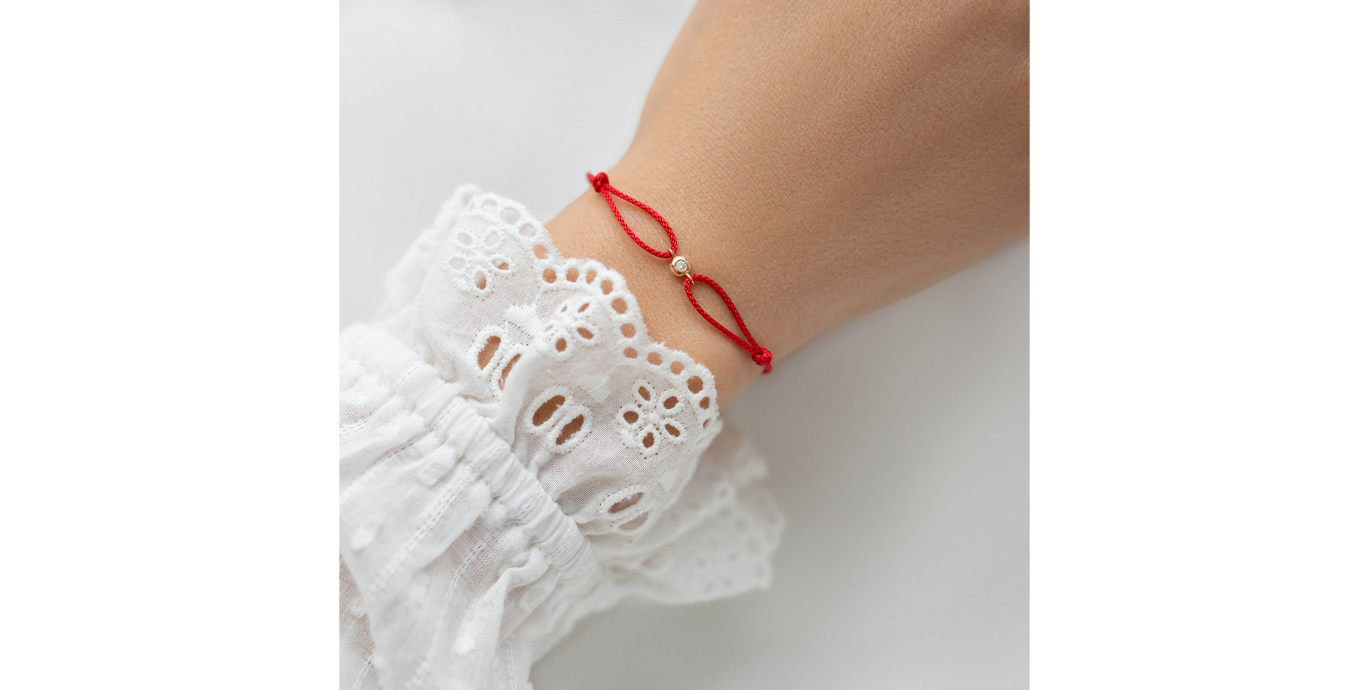 Diamantový náramok so šnúrkou Drop