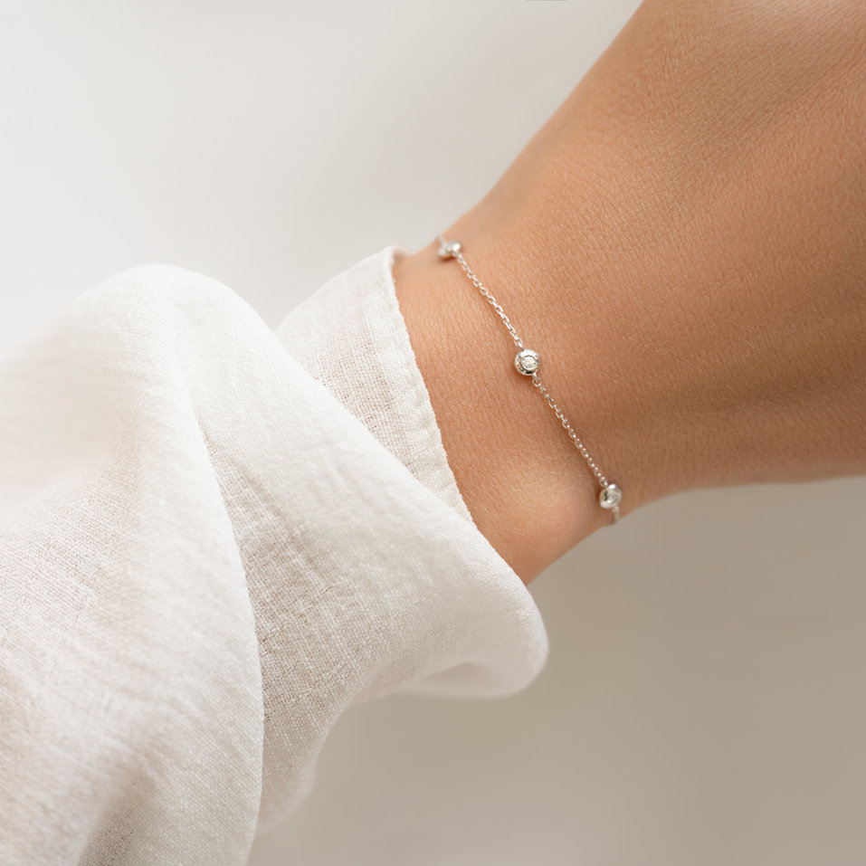 Náramok s diamantmi Sparkling Dots