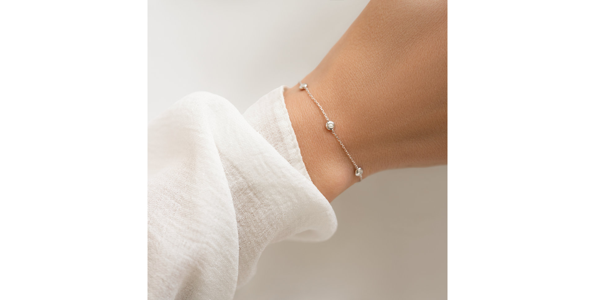 Náramok s diamantmi Sparkling Dots