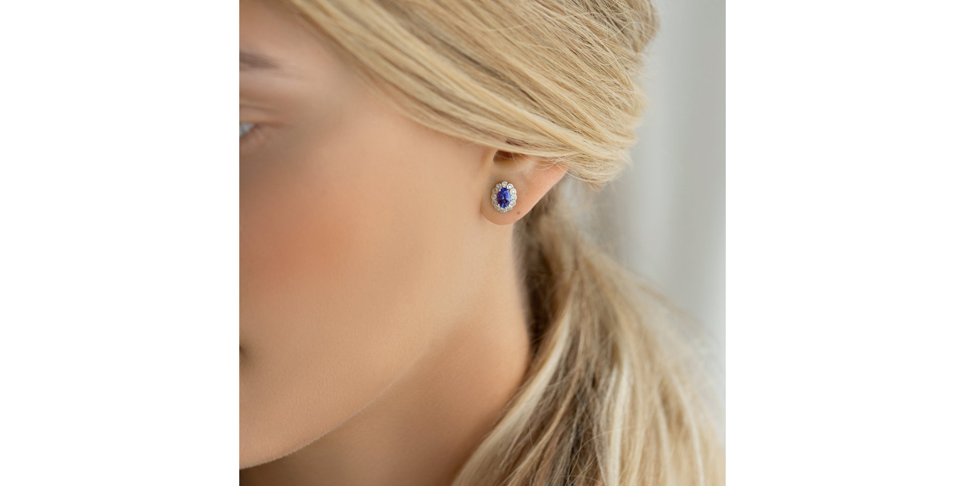 Náušnice so smaragdom a diamantmi Princess