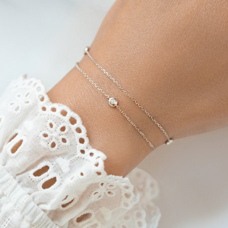 Náramok s diamantmi Double Dots