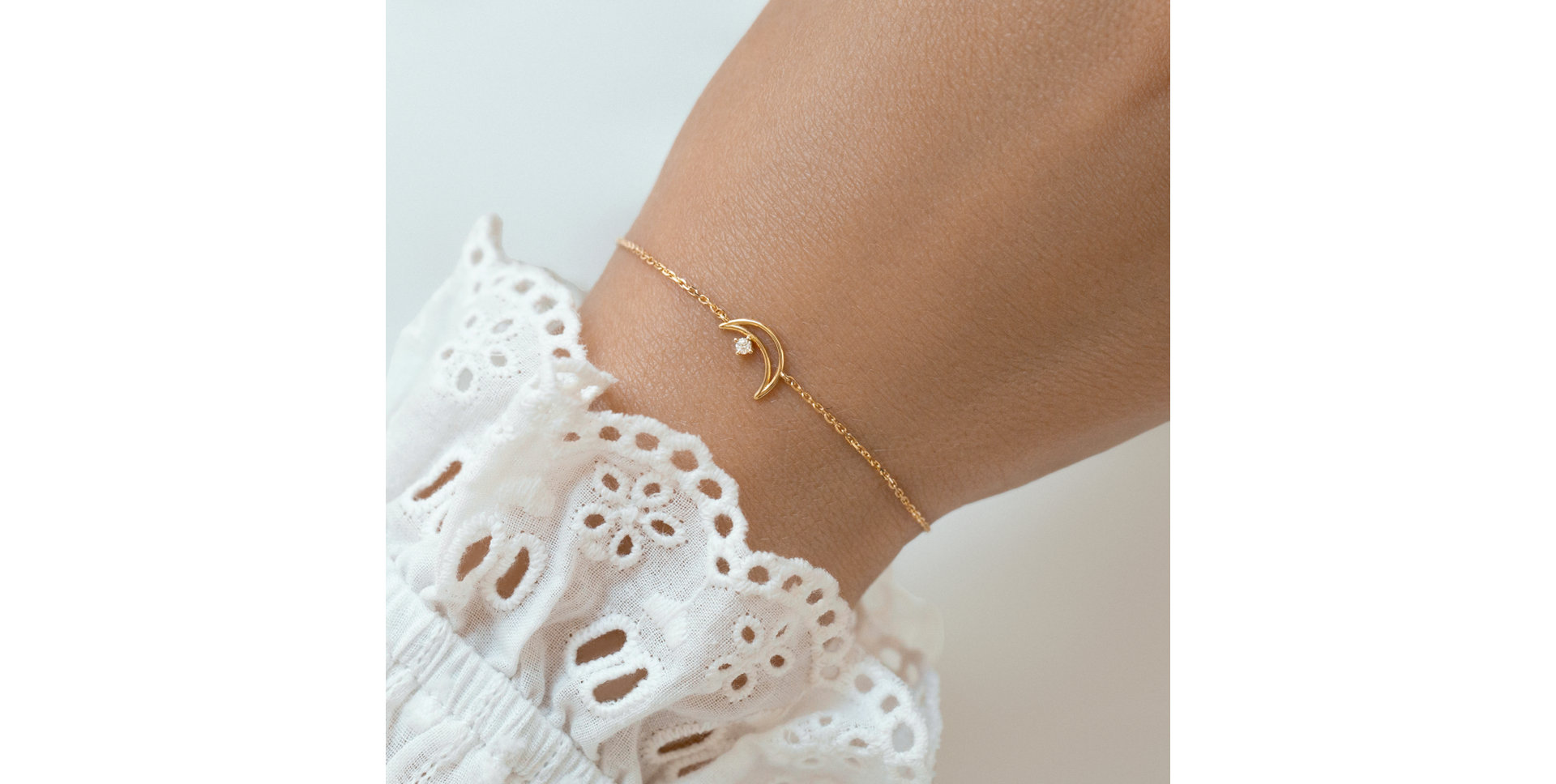 Náramok s diamantom Moonlight