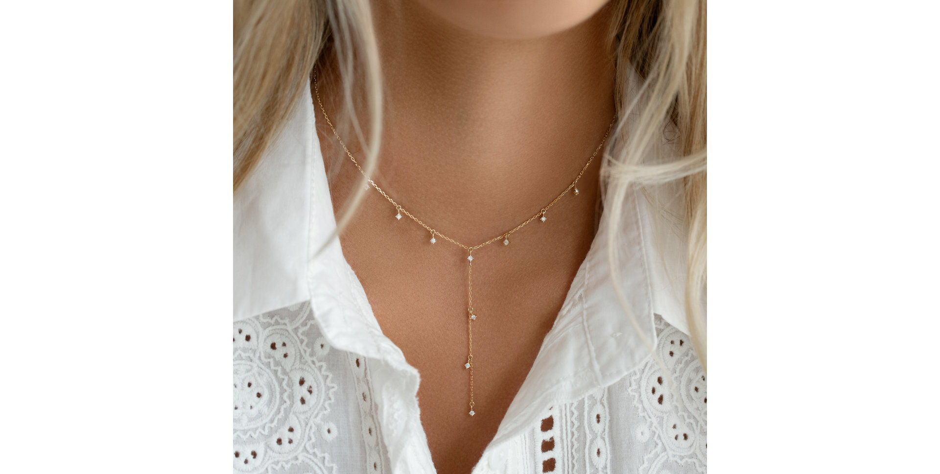 Náhrdelník s diamantmi Flamenco