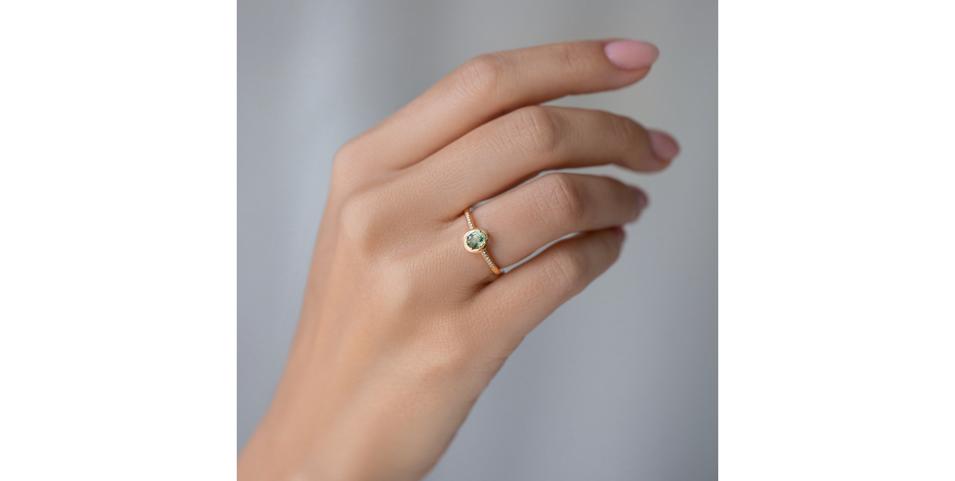 Prsteň s diamantmi a zafírom Sapphire Princess