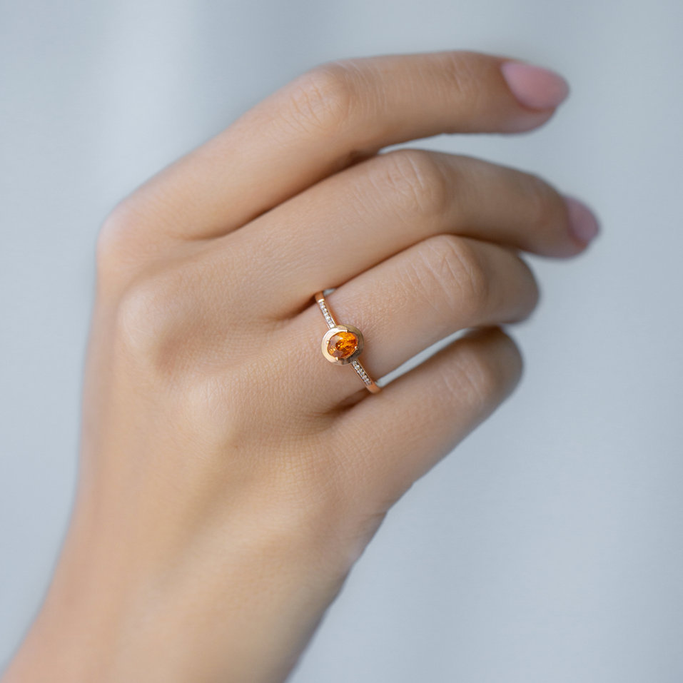 Prsteň s diamantmi a zafírom Sapphire Princess