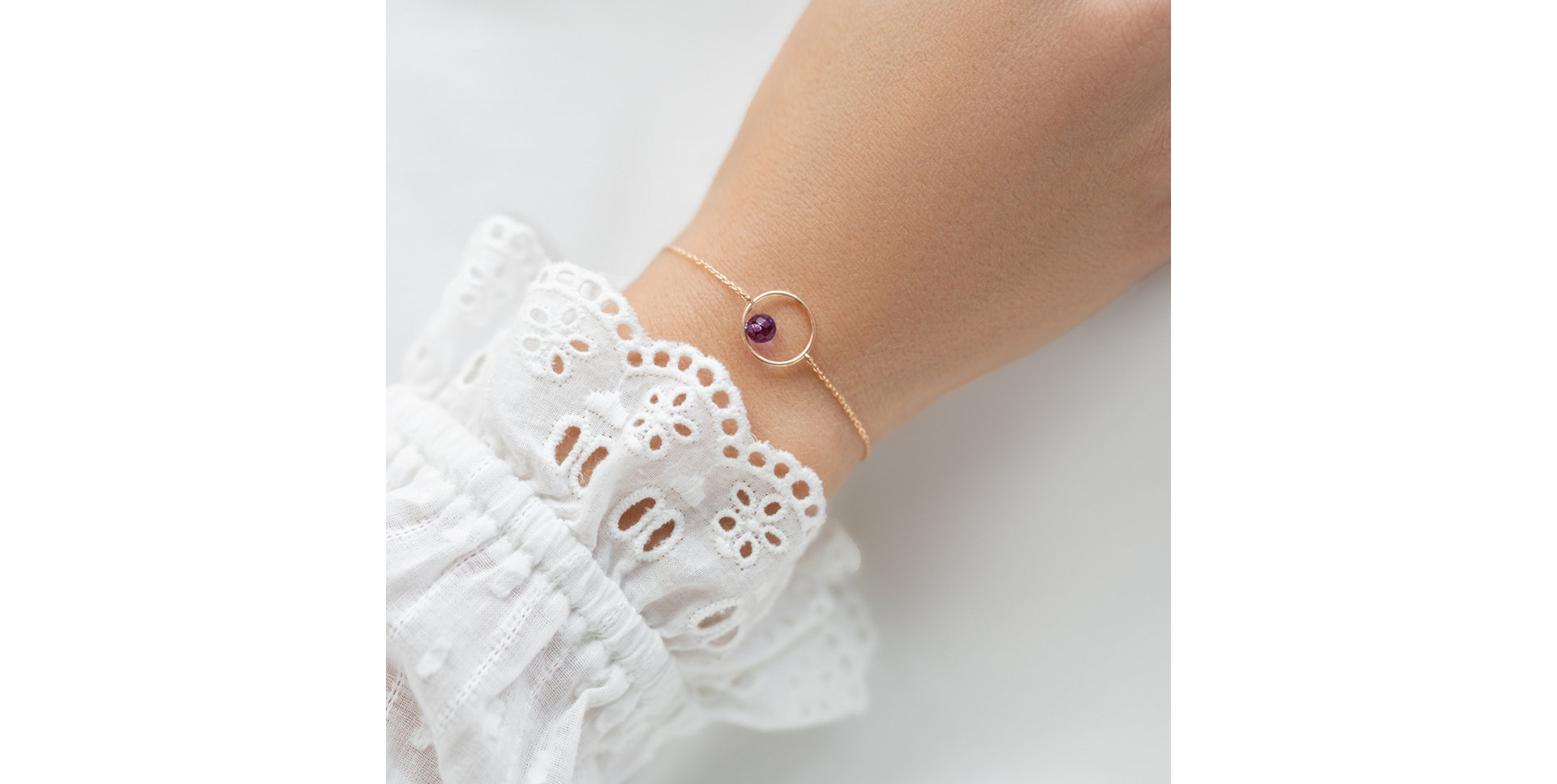 Náramok s ametystom Purple Dream