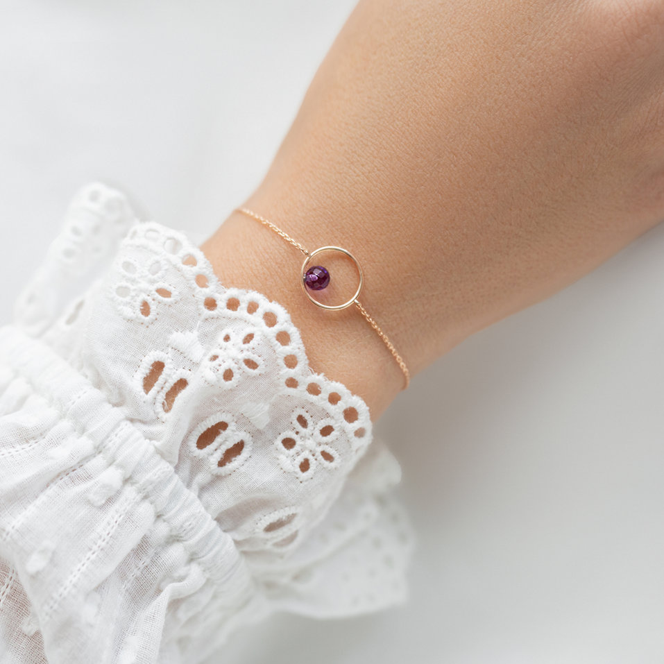 Náramok s ametystom Purple Dream