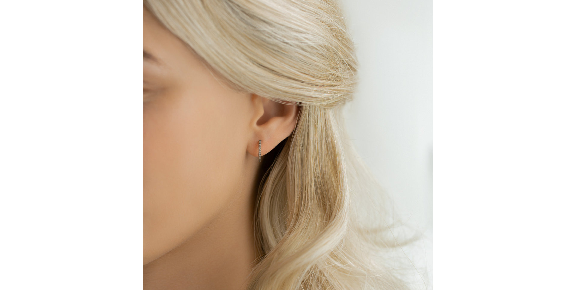 Náušnice s diamantmi Creolyn