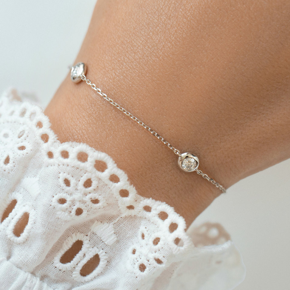 Náramok s diamantmi Sparkling Dots