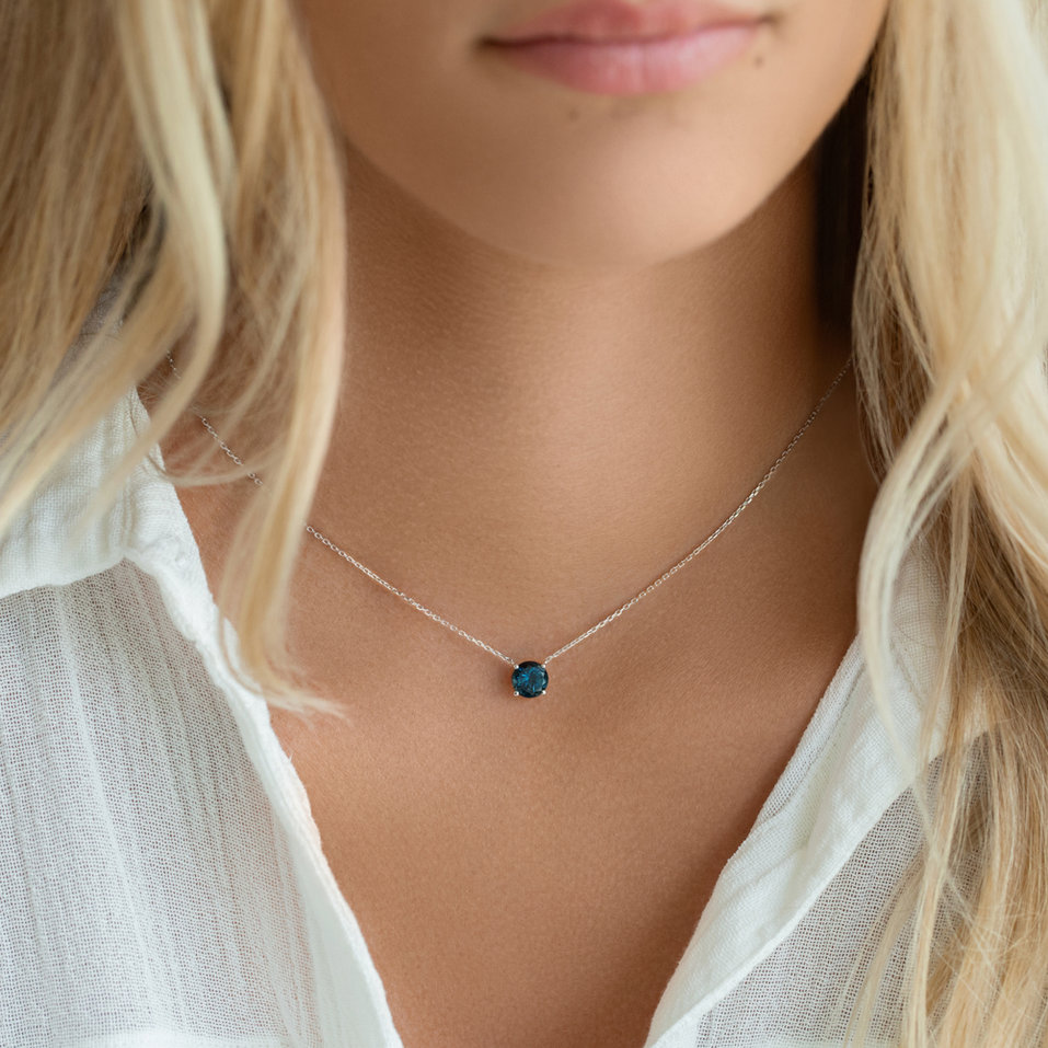 Náhrdelník s topásom Lucky Glance