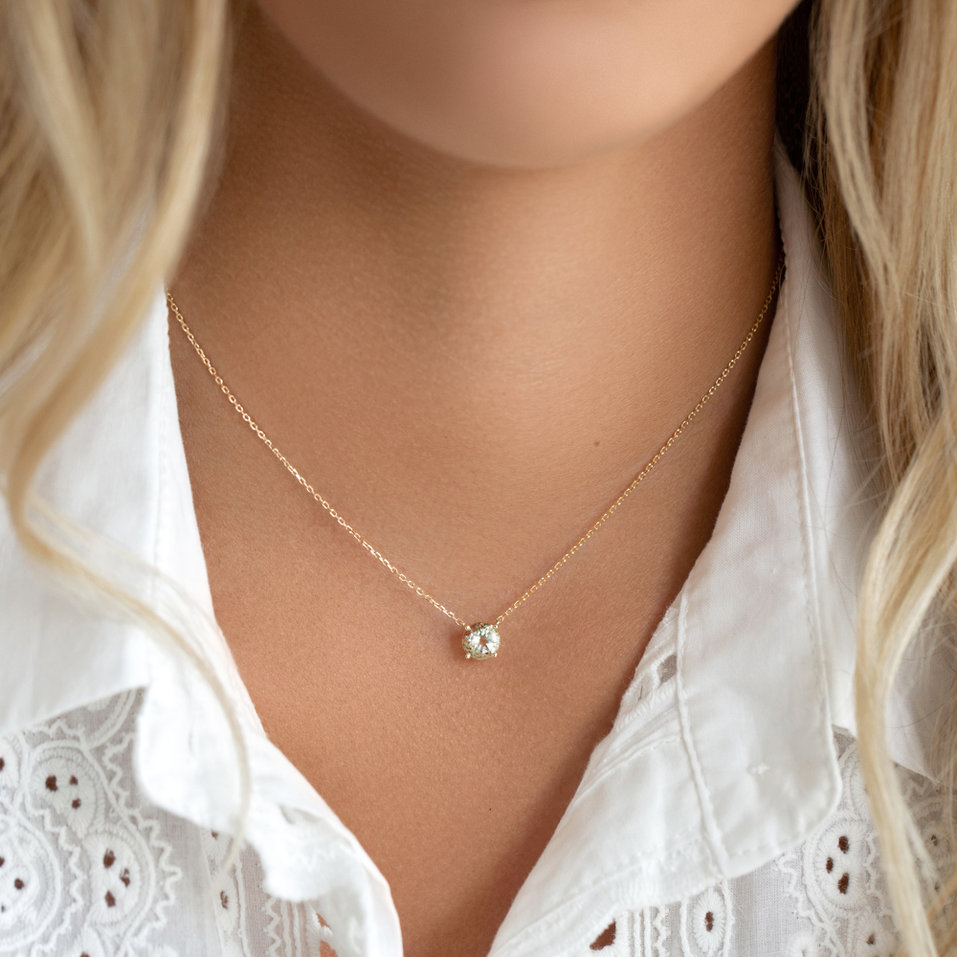 Náhrdelník s citrínom Lucky Glance