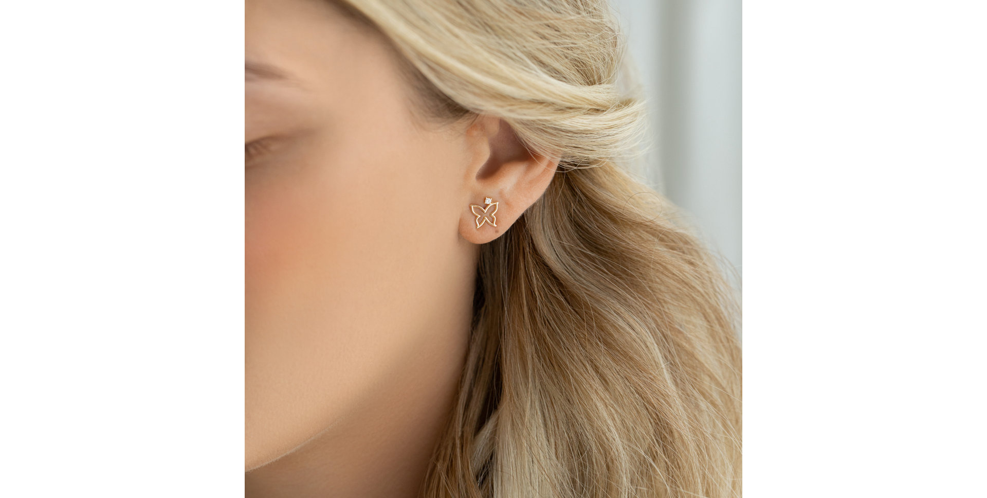 Náušnice s diamantom Enchanting