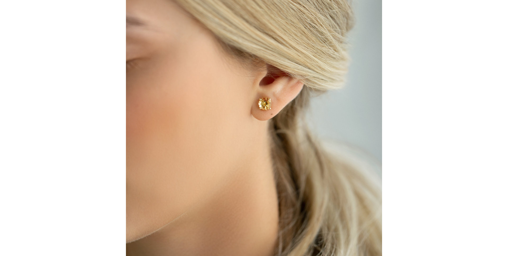 Naušnice s topazom Virginia Love