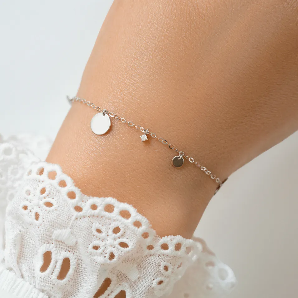 Náramok s diamantom Dotted Joy