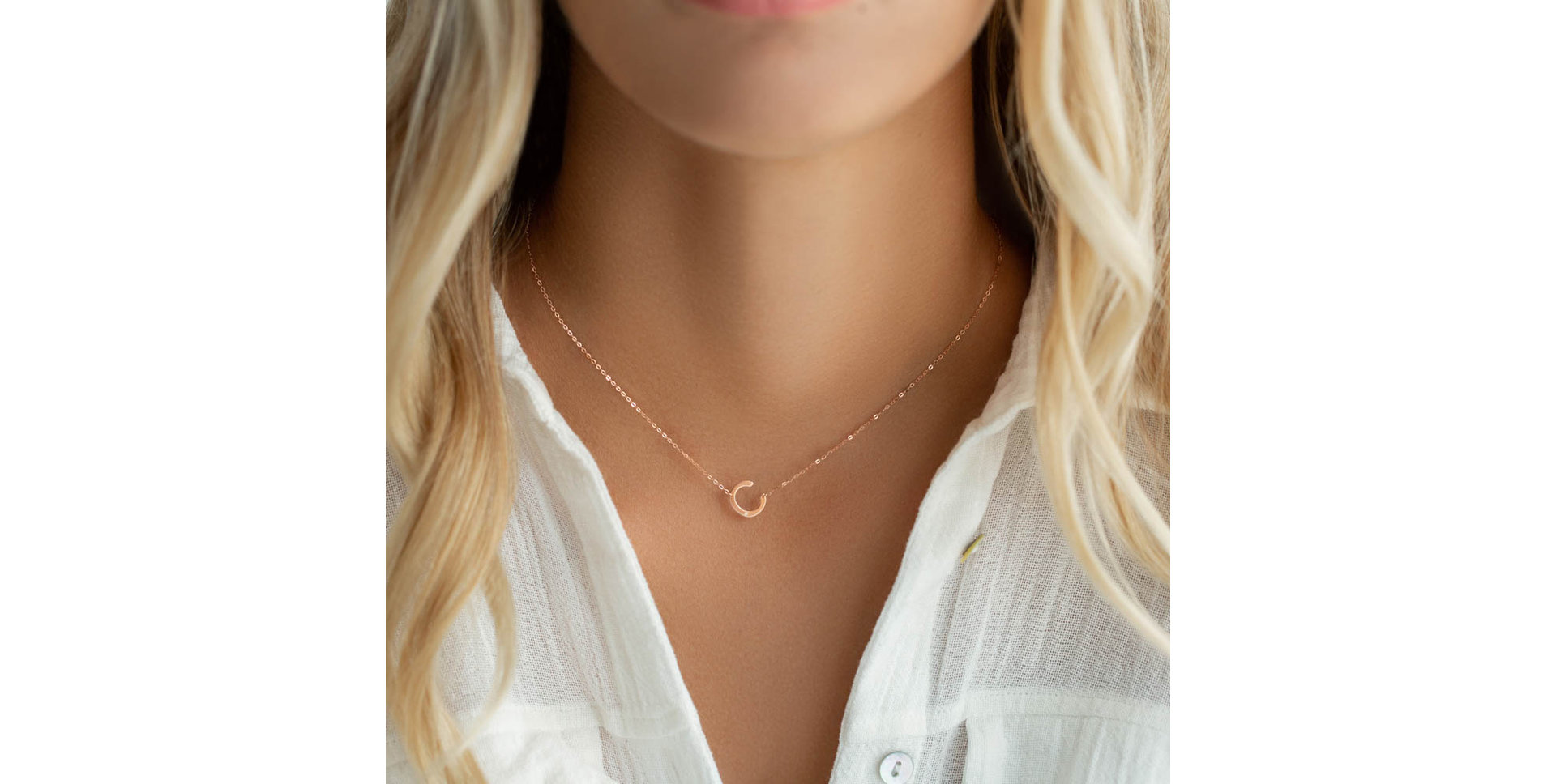 Náhrdelník s diamantom Big Laser Line O