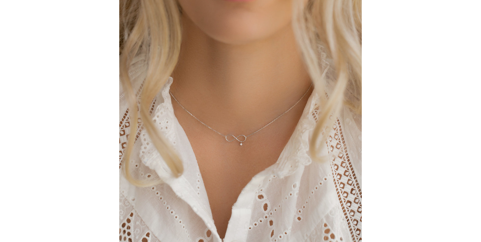 Náhrdelník s diamantom Eternal Life