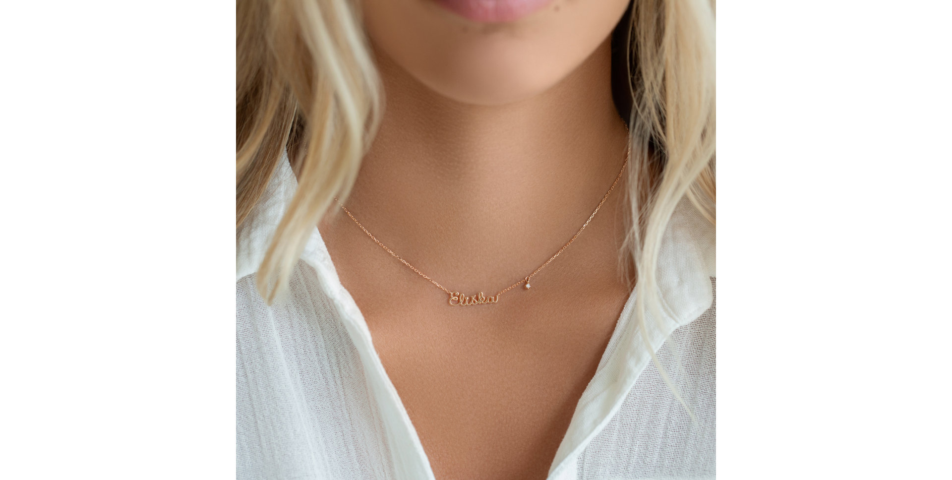 Náhrdelník s diamantom Unique choice