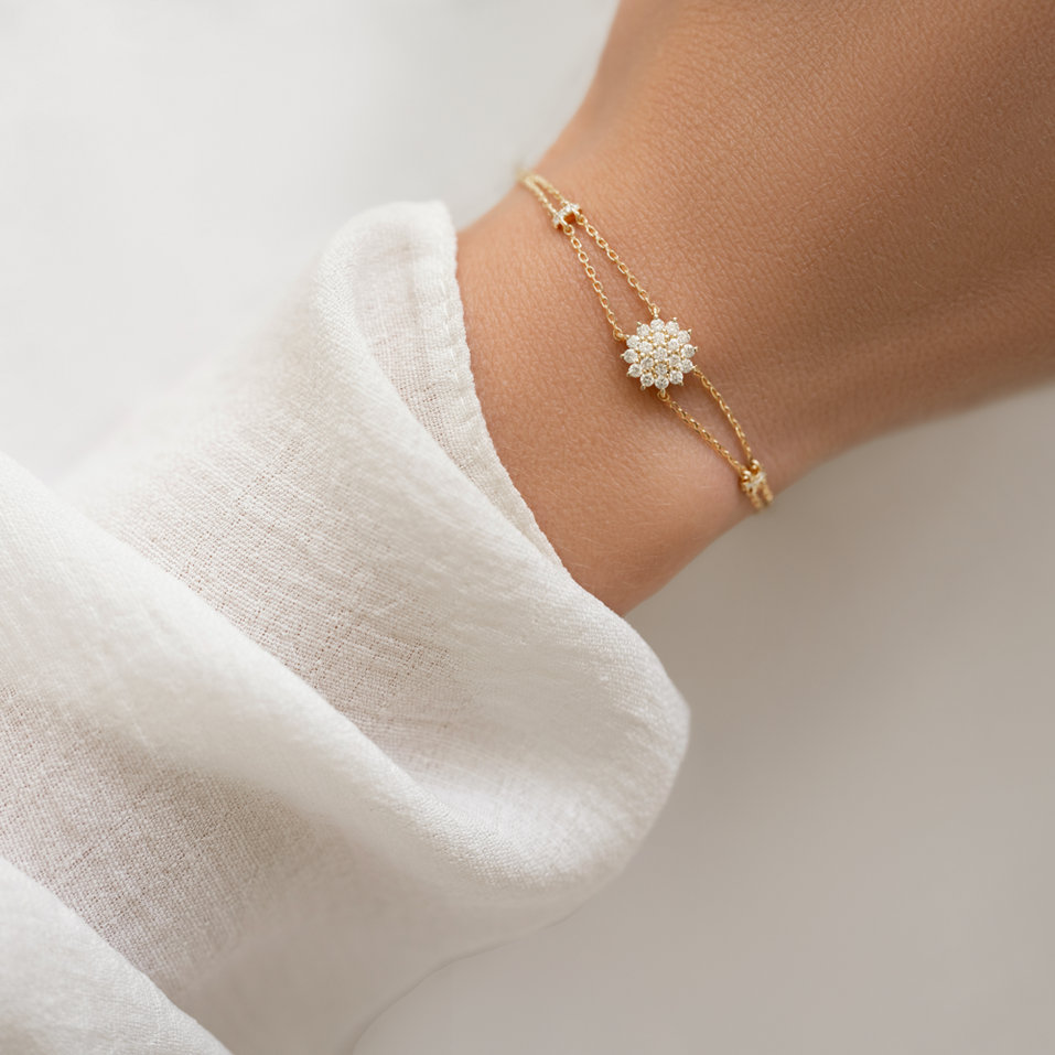 Náramok s diamantmi Sunkissed