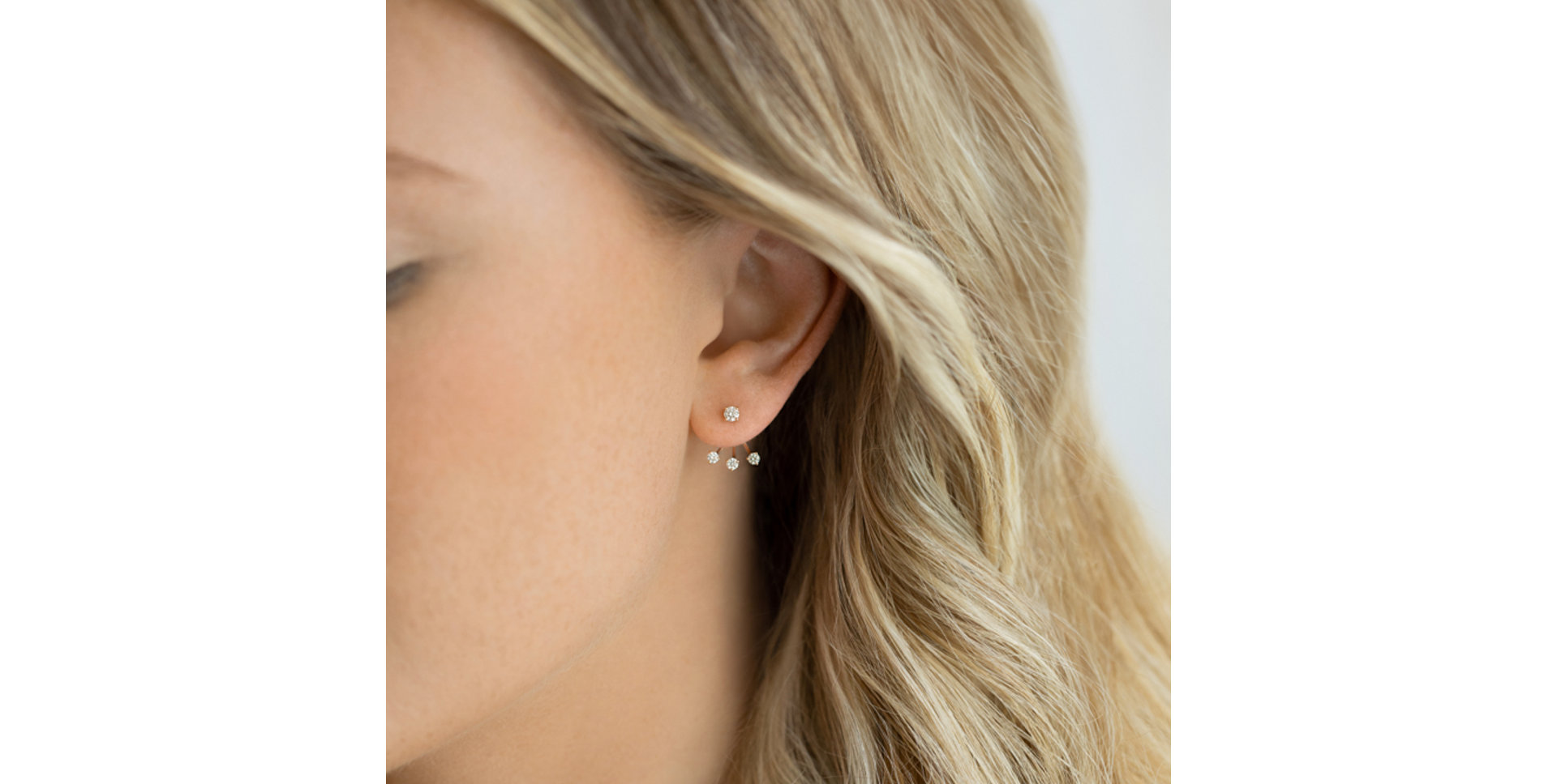 Náušnice s diamantmi Leilani