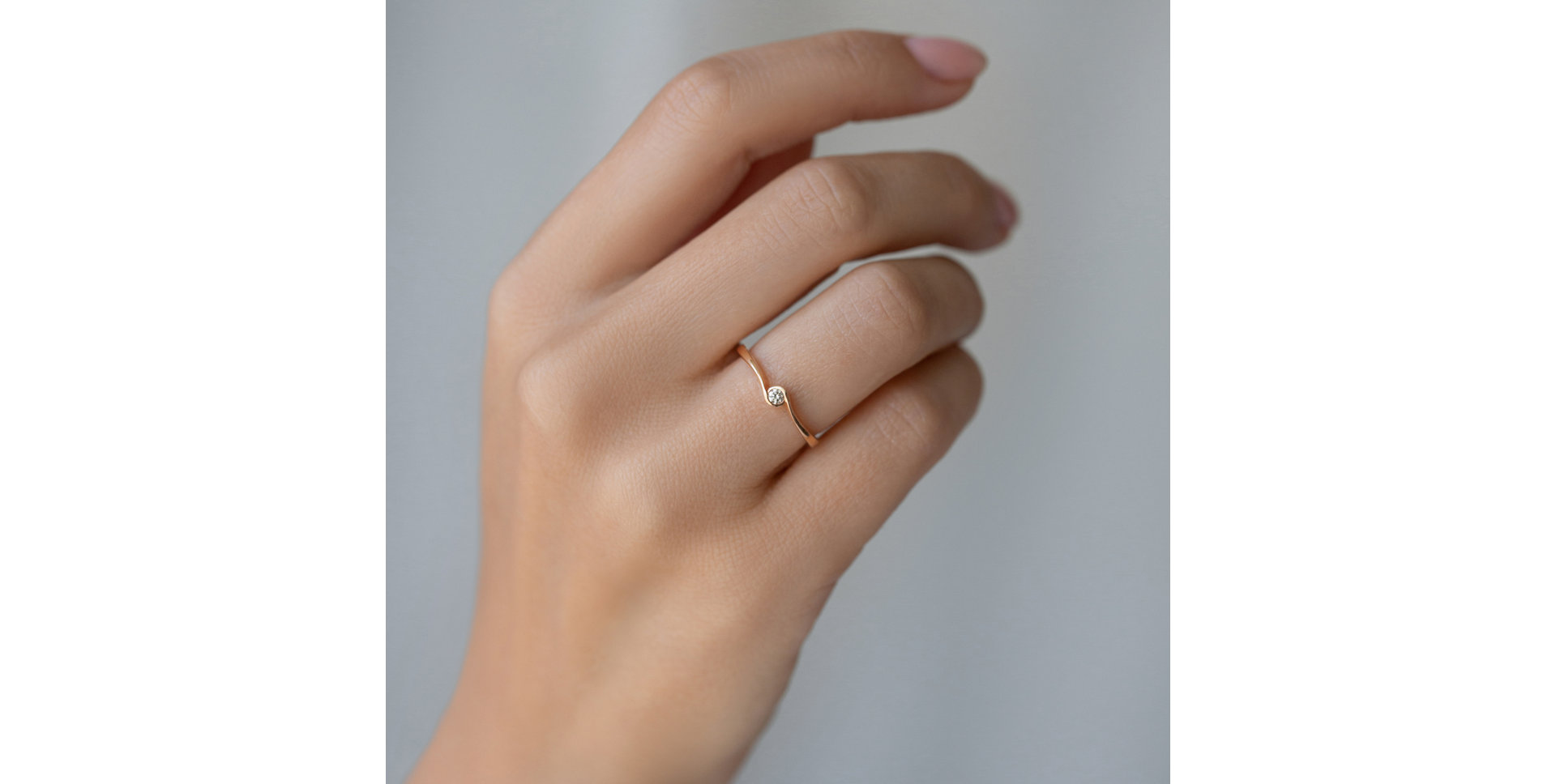 Prsteň s diamantom Shiny Joy