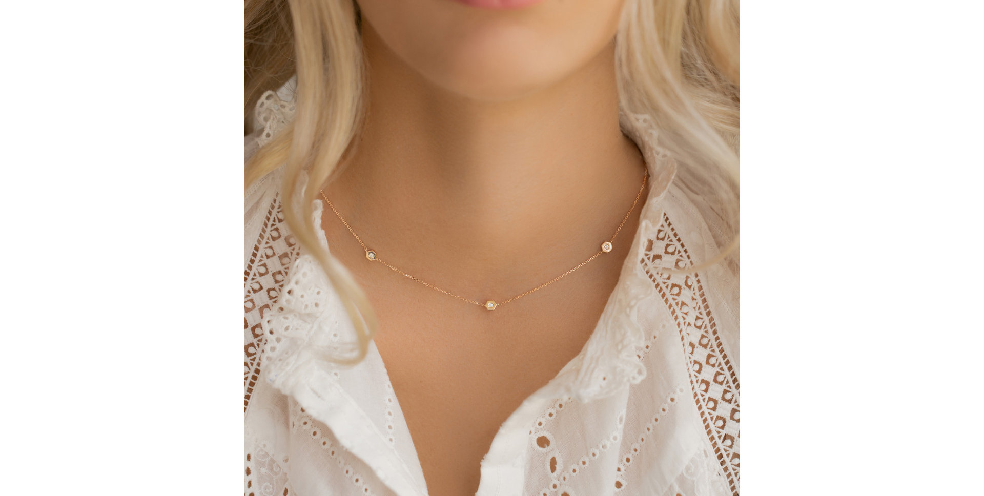 Náhrdelník s diamantmi EnchantHex