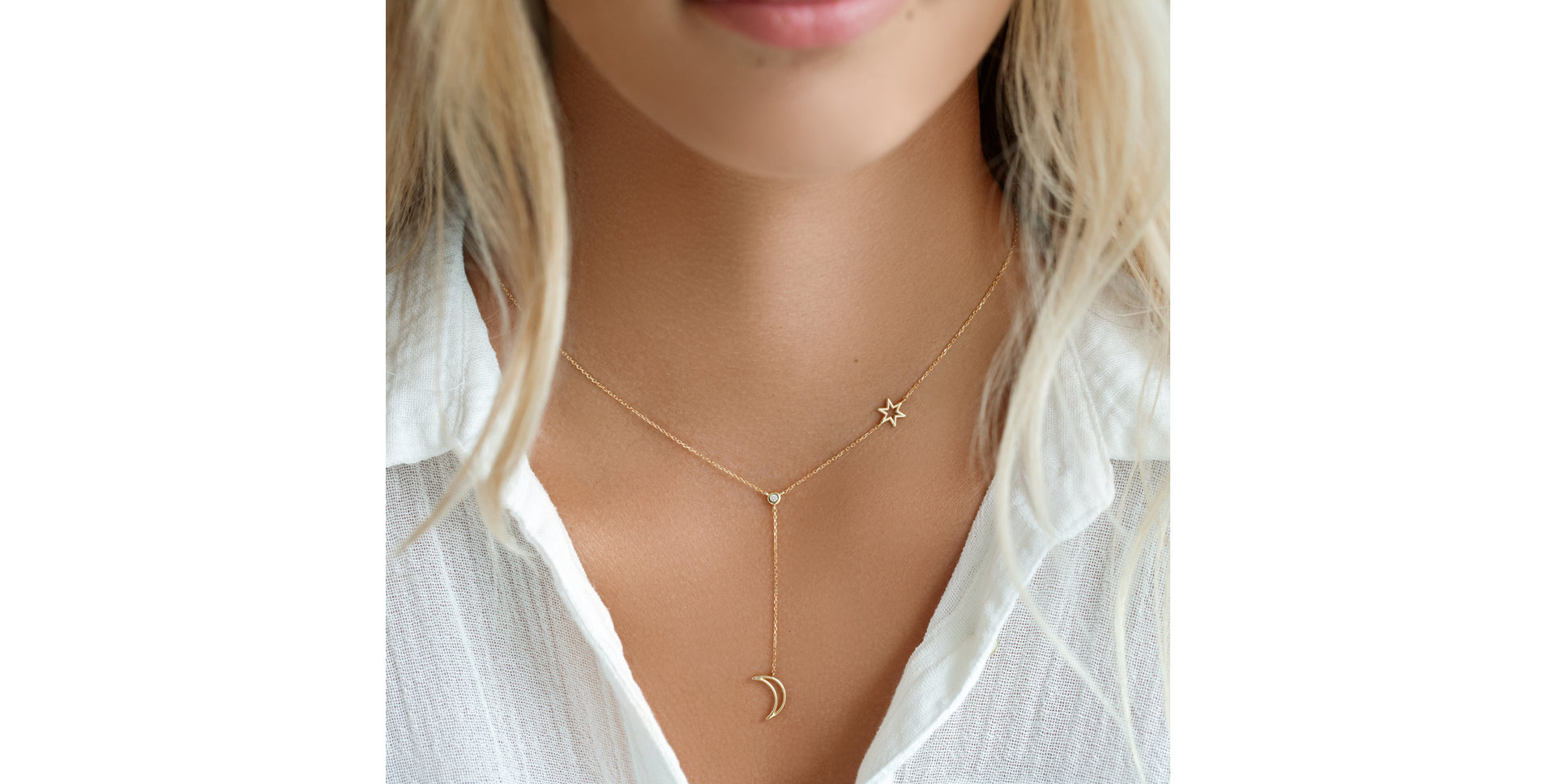 Náhrdelník s diamantem Náhrdelník s briliantom Endless Night