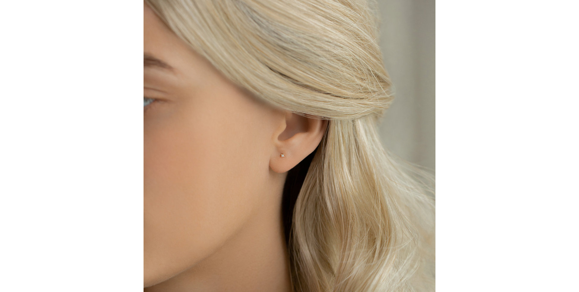 Náušnice s diamantom Essential Shine