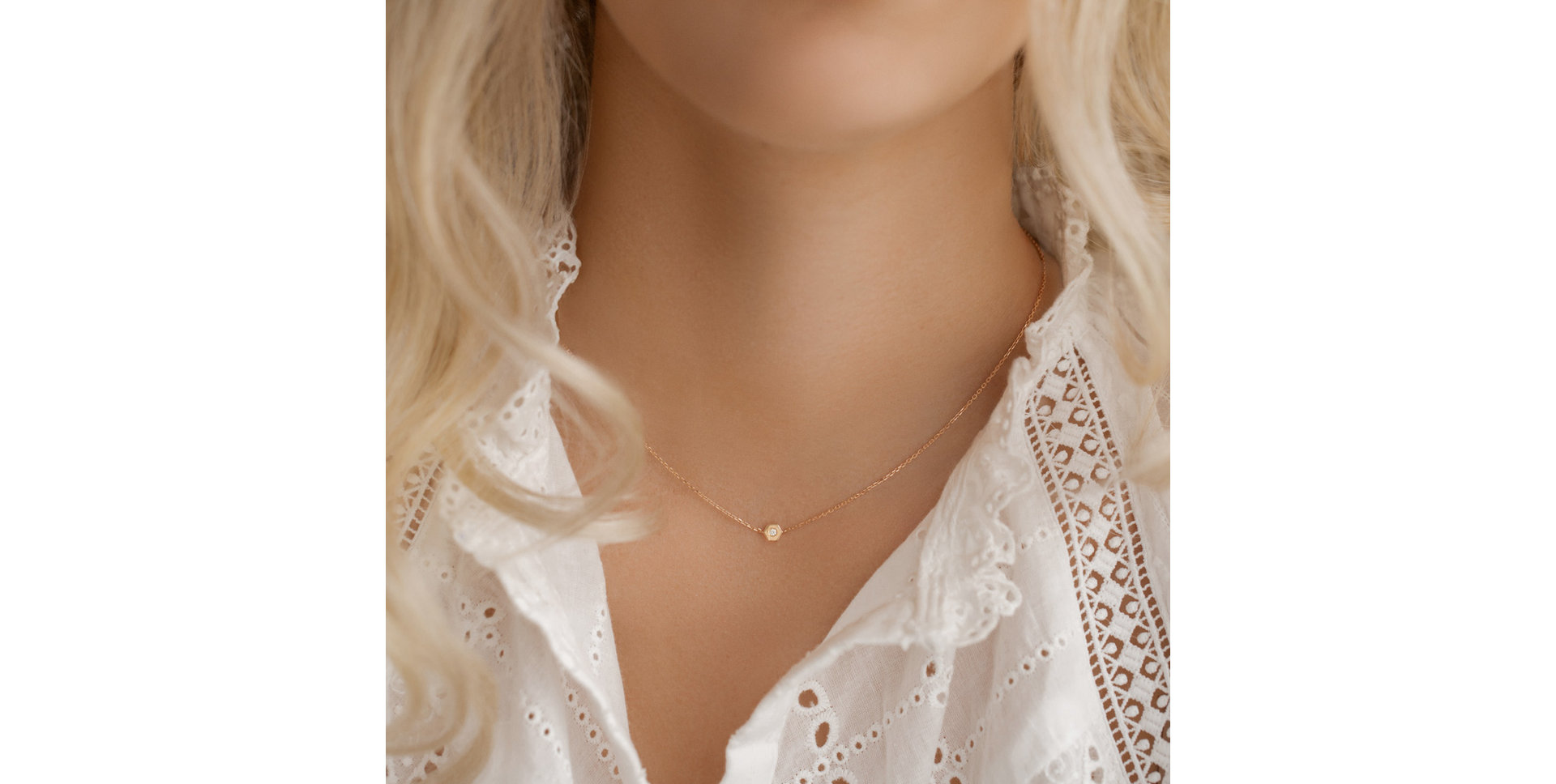 Náhrdelník s diamantom EnchantHex