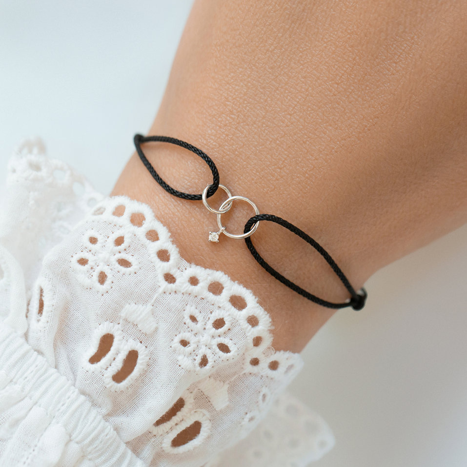 Náramek s diamantom Timeless Unity